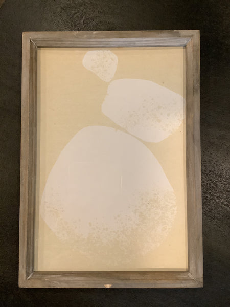 Neutral framed abstract