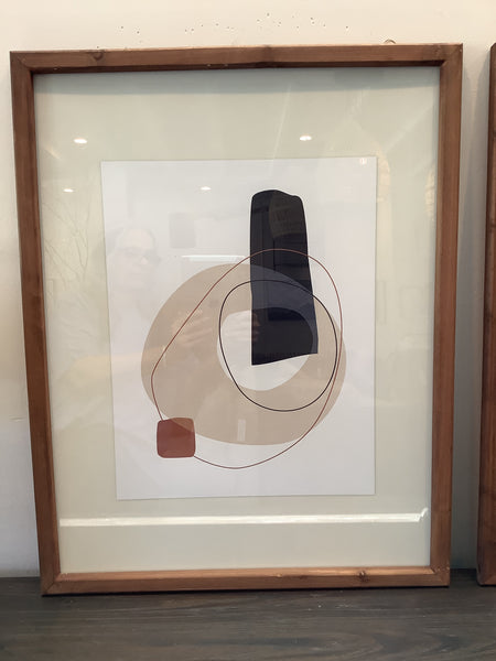 Framed abstract print