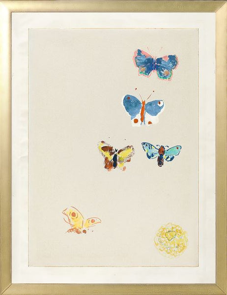 Watercolor Butterflies 9x12