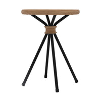 Rattan Top Side Table