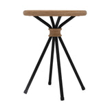 Rattan Top Side Table