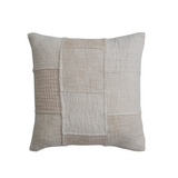 Neutral Patchwork Pillow