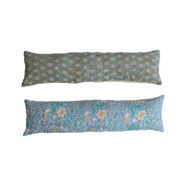 Vintage Cotton Kantha Lumbar 10x36 *2 Styles