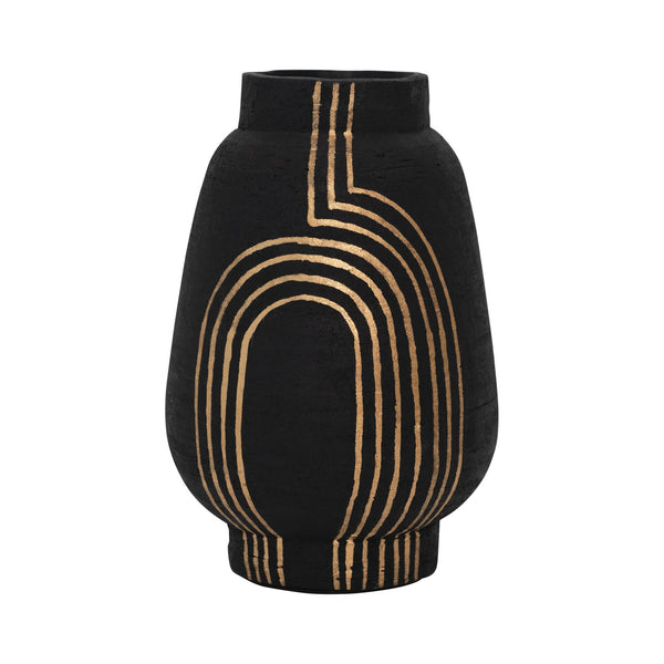 Black and Gold Vase