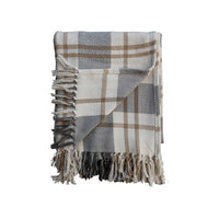 Plaid Flannel Throw 60x50