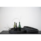 Black Woven Tray