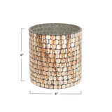 Glass Mosaic Candle Holder