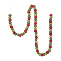 72" Felt Ball Garland