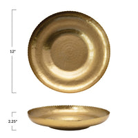 Scalloped Brass Bowl